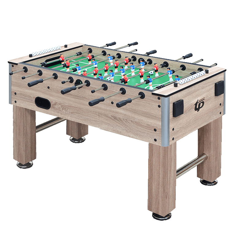 โต๊ะโกล์ โต๊ะฟุตบอลมือหมุน POOL BILLIARD รุ่น V.1  ลายไม้_1